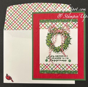 Stampin' Up! Sophisticated Sled card & envelope