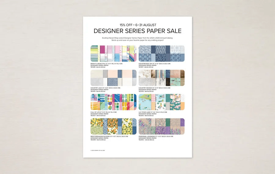 Stampin' Up! DSP SALE