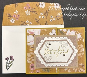 Stampin' Up! Wildflower Designs Joy Fold card & envelope