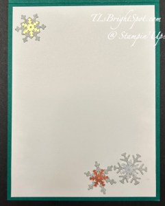 Stampin' Up! Sophisticated Sled card back