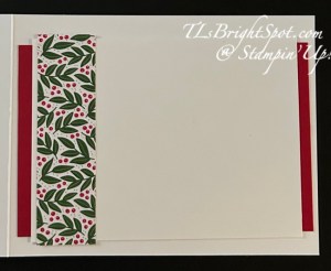 Stampin' Up! Take A Bow #4 inside