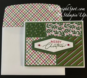 Stampin' Up!, Take A Bow #2 card & envelope