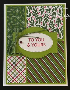 Stampin' Up! Stack & Cut Take a Bow 6x6 #3
