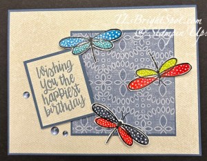 Stampinb' Up! Happiest Day card front