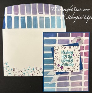 Stampin' Up! Full of Life birthday card & envelope