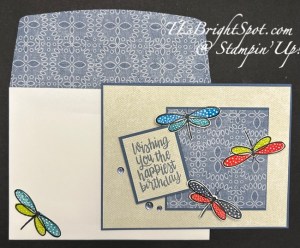 Stampin' Up! Happies 
Days birthday card & envelope