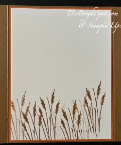 Stampin' Up! Autumn Expressions Gate Fold, inside