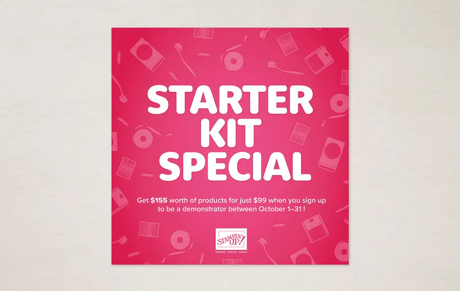Stampin' Up! Starter Kit Promotion