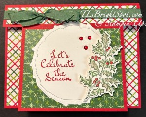 Stampin' Up! Sentimental Wishes Fun Fold card front
