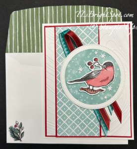 Stampin' Up! Nests of Winter Thinking of you card & envelope