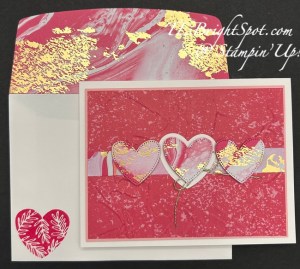 Stampin' Up! Marbled Elegance card & envelope