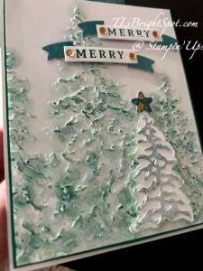 Stampin' Up! Painted Trees 3D EF card front