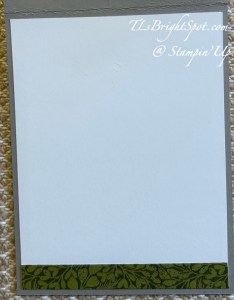 Stampin' Up! Wreath card inside