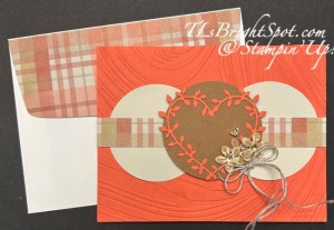 Stampin' Up! Heart Shaped Bundle card & envelope