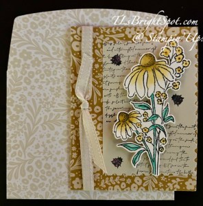 Stampin' Up! Calming Creek card & envelope
