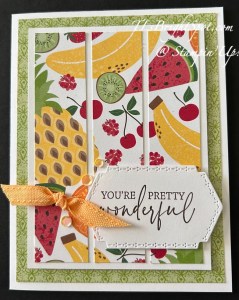 Stampin' Up! 3 Panel Card front