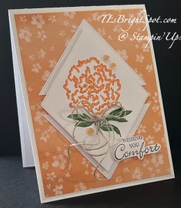 Stampin' Up! Handmade Designs & Linked In Dies Sympathy card front