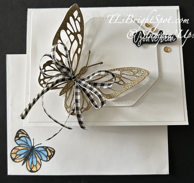Stampin' Up! memorable Blooms & Beautiful Butterfly card & envelope