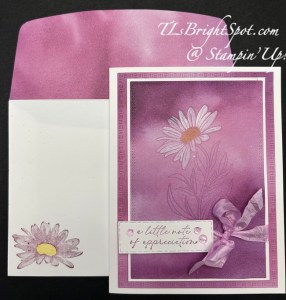 Stampin' Up! Textured Notes & You Are Remarkable card & envelope
