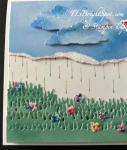 Stampin' Up! Closeup of Umbrella Days grass