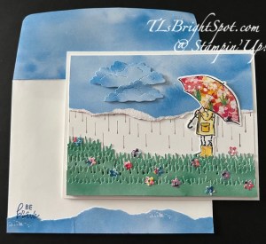 Stampin' Up! Umbrella Days Encouragement card & envelope