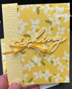 Stampin' Up! Delightful Wishes Fun Fold