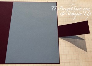 Stampin' Up! Fun fold tab