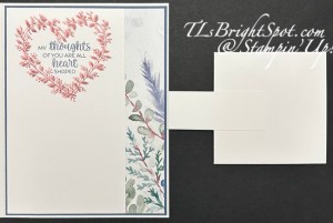 Stampin' Up! Front Flap card inside