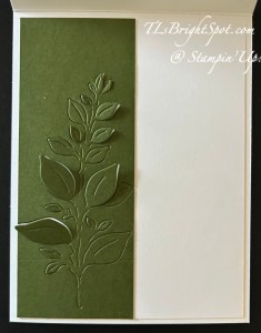 Stampin' Up! Beautiful Motifs card inside