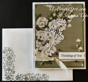 Stampin' Up! Beautiful Motifs card & envelope front