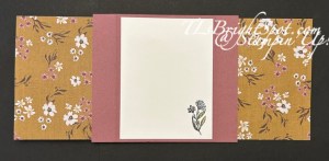 Stampin' Up! Wildflower Designs card inside