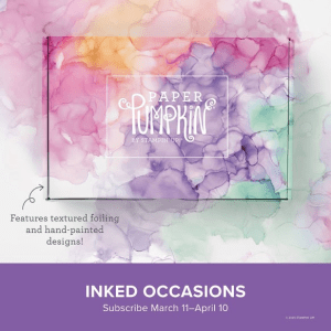 Stampin' Up! Inked occasions PP