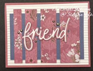 Stampin' Up! Wildly Flowering Friend card front