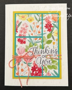 Stampin' Up! Florals in Blooms card front