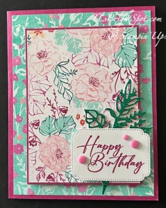 Stampin' Up! Unbounded Beauty Suite Birthday card front