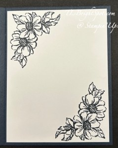 Stampin' Up! Beautiful Gallery Suite card inside