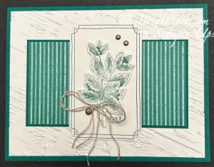 Stampin' Up! Grow with Love  Card front