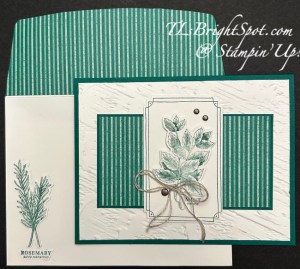 Stampin' Up! Grow With Love card & envelope