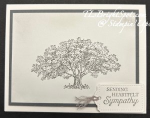 Stampin' Up! Loveliest Tree Sympathy card front