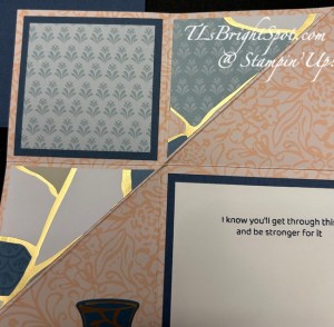 Stampin' Up! Exploding Corner card score lines