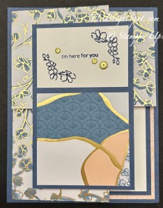 Stampin' Up! Inspiring Imperfections Fun Fold card front