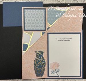 Stampin' Up! Inspiring Imperfections Fun Fold inside