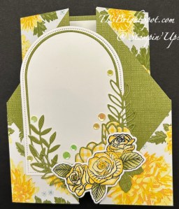 Stampin' Up! DSP Fun Fold w/ Floral Delight DSP