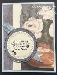 Stampin' Up! Beautiful Gallery DSP challenge