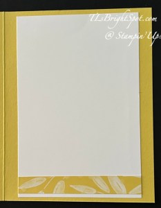 Stampin' Up! Darling Duckling card inside