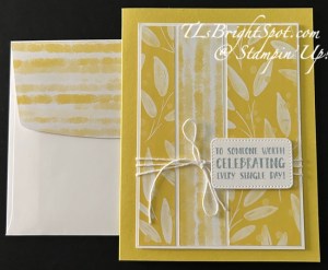 Stampin' Up! Darling Duckling Card & envelope.1