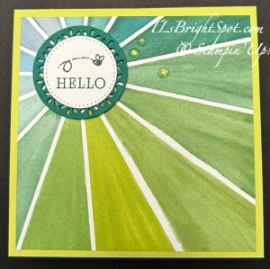 Stampin' Up! Full of Life Explosion Card front