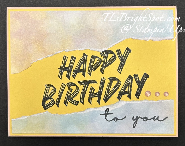 Stampin' Up! Beautiful Bokeh 6x6 Explosion card front