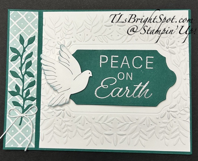 Stampin' Up! Book Fold Peace on Earth card front