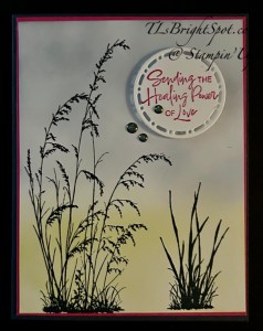 Stampin' Up! Prairie Grass card front